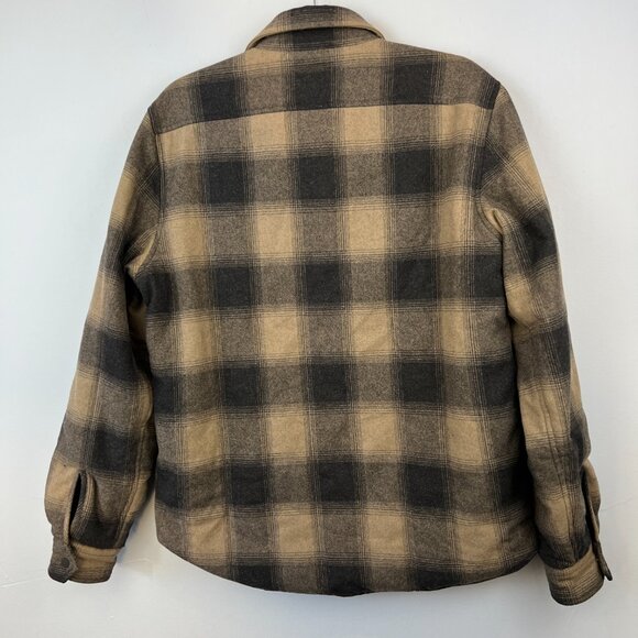 8848 Altitude Telluride Wool Over Plaid Overshirt Chore Jacket Barn Coat Size S - Picture 12 of 12